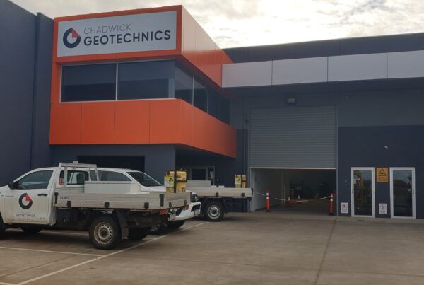 External shot of Chadwick Geotechnics Western Melbourne testing facility in Ravenhall
