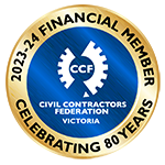 Civil Contractors Federation Victoria membership badge
